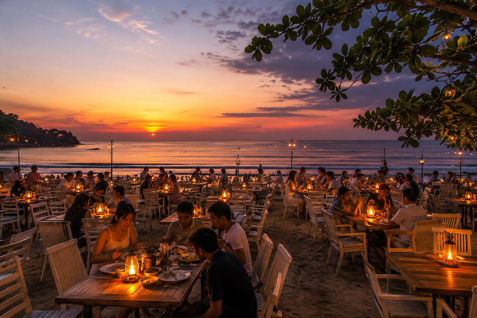 Jimbaran sunset dinner
