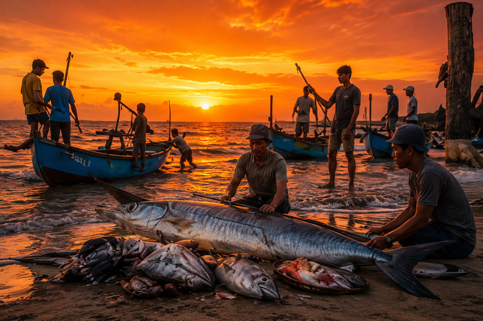 Jimbaran fishermen