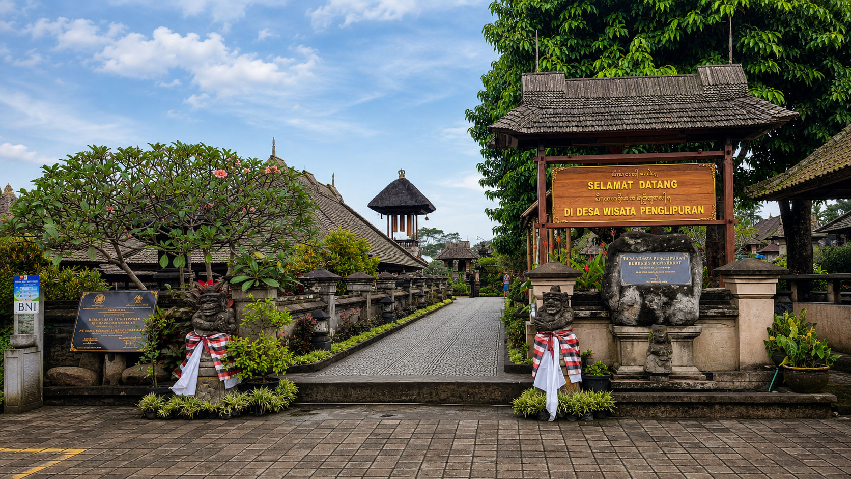 Penglipuran village entrance