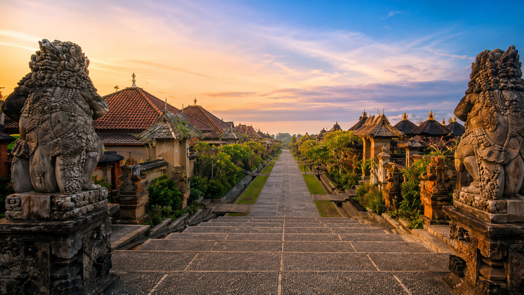 Penglipuran Village pathway